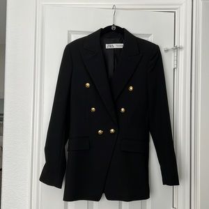 Zara blazer with gold buttons, XS